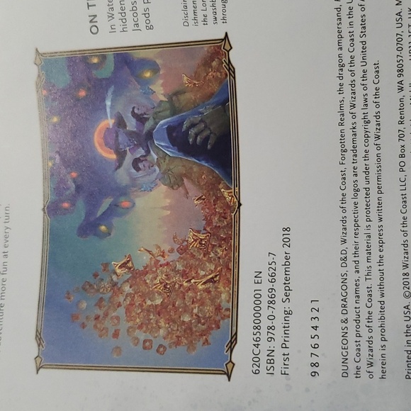 ⭐️ Dungeons & Dragons Waterdeep Dragon Heist Hardcover Book First Edition - Picture 5 of 10